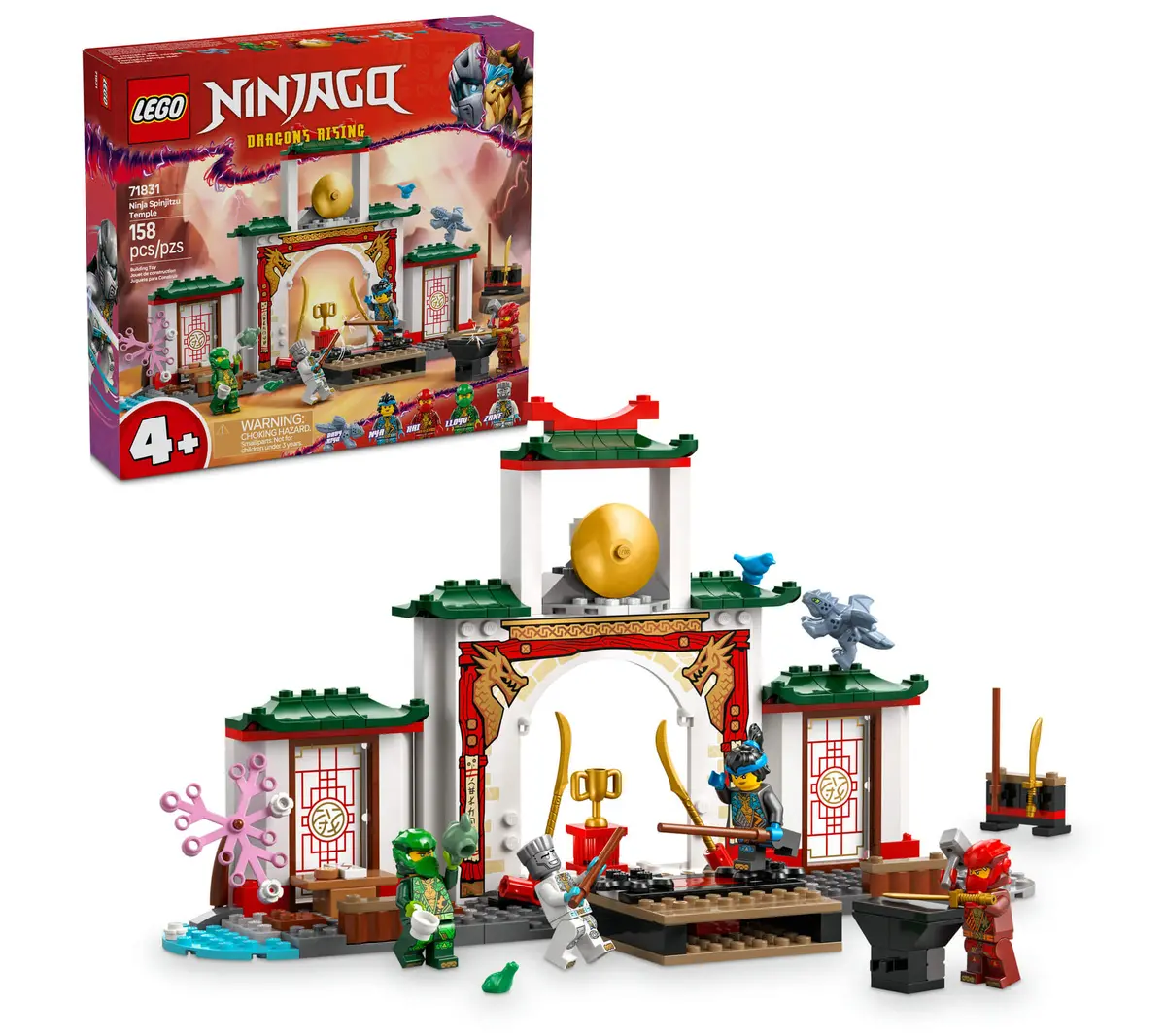 Lego Ninjago Ninja Spinjitzu Temple 158-Piece Building Set - 71831 1
