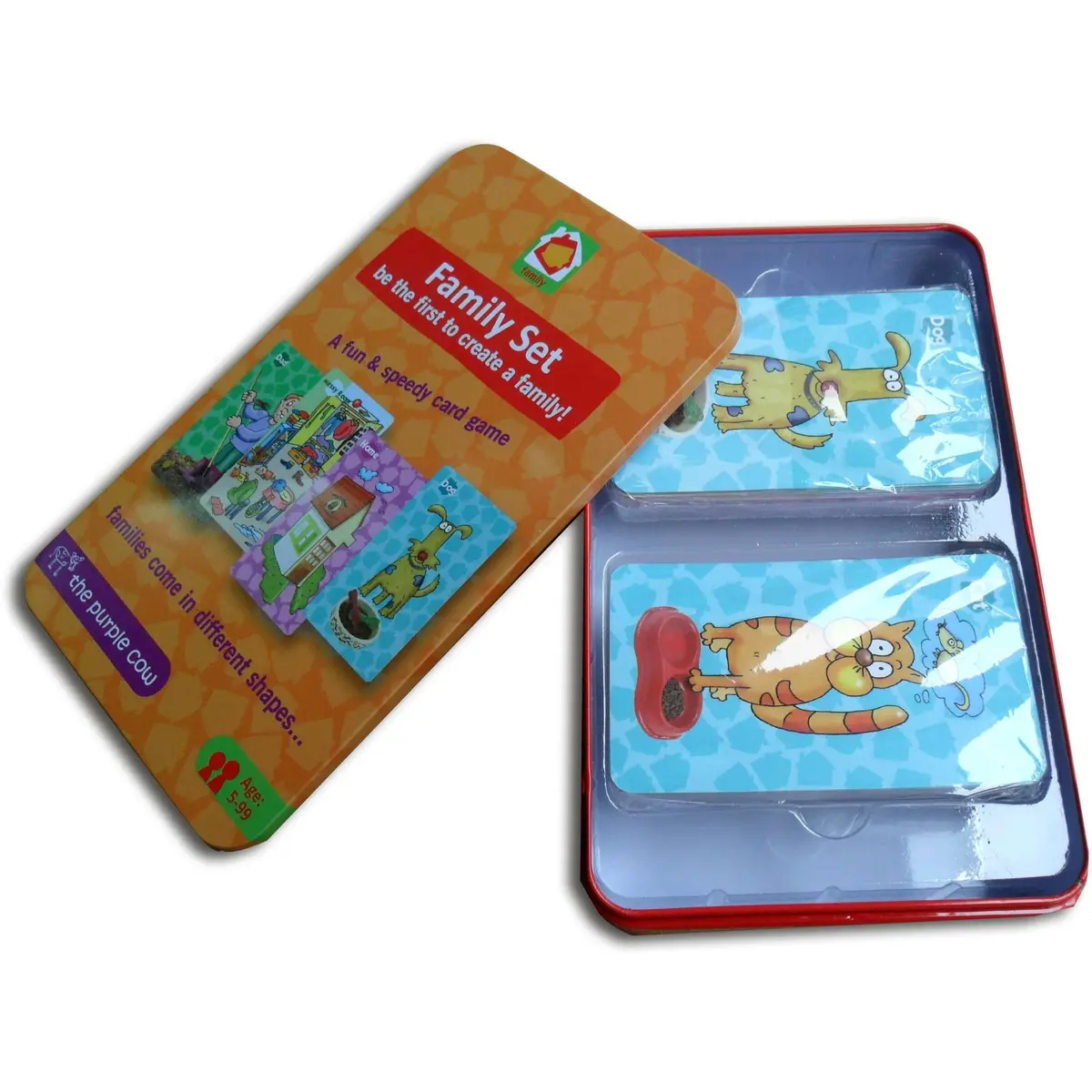 The Purple Cow My Family Games - Speedy Card Game Set 1