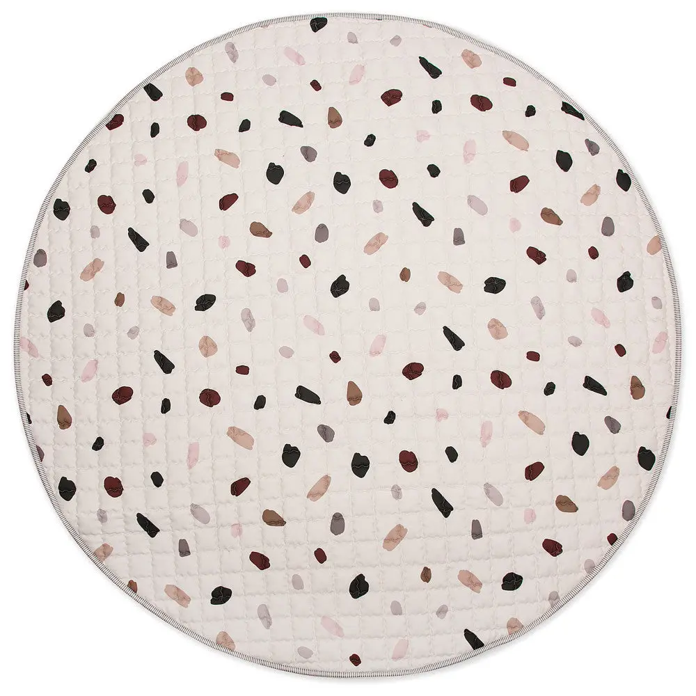 Hakuna Matte: Quilted Playmat – Confetti - 59" Circle, Padded Floor Blanket 1