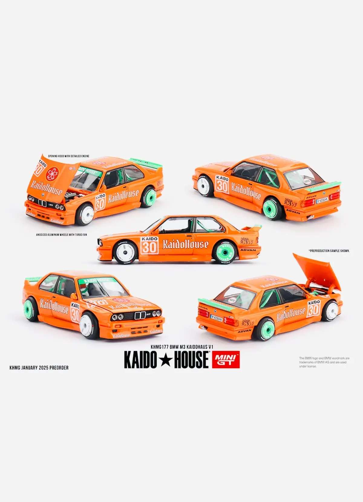 Mini Gt X Kaido House Collab Factory Sealed Bmw M3 Kaidohaus V1 Or #177 1
