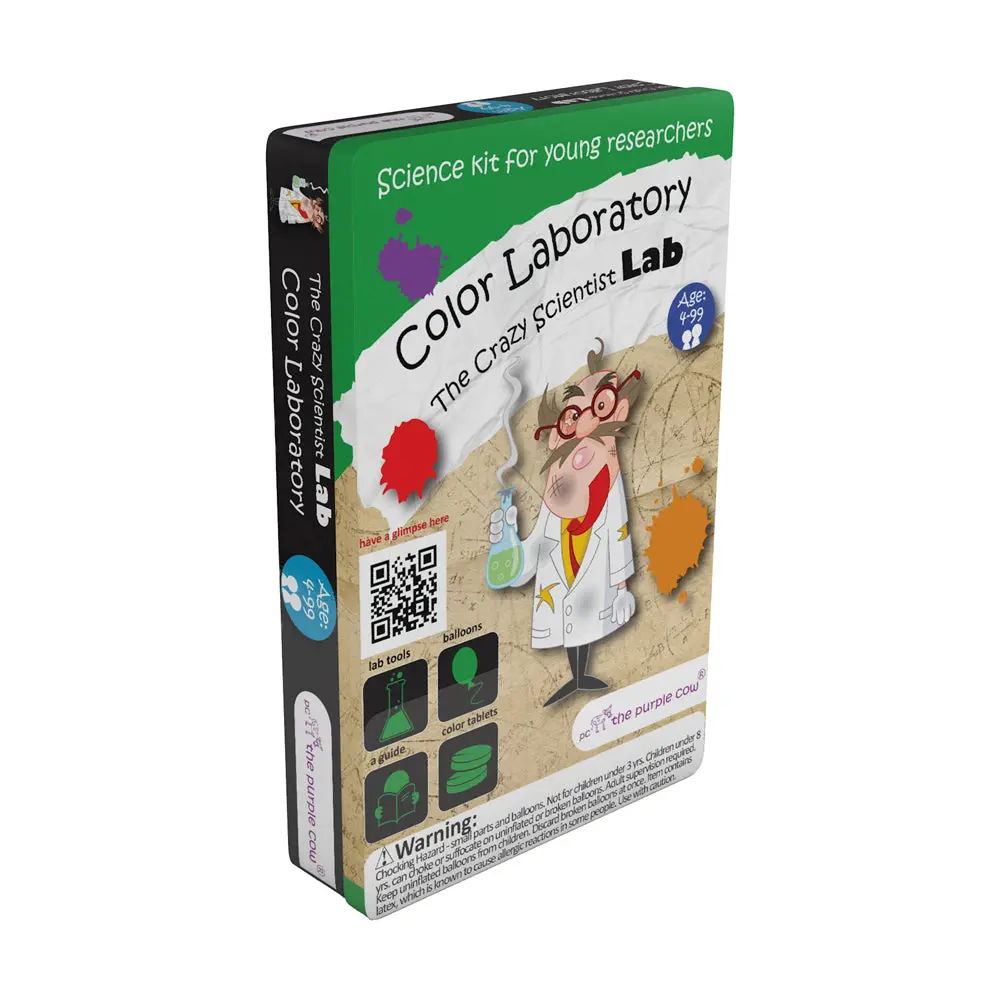 The Purple Cow The Crazy Scientist Lab - Color Laboratory Science Kit 1