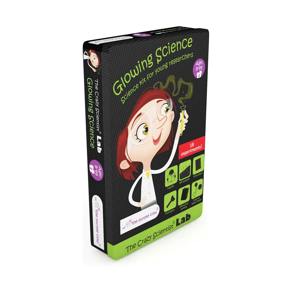 The Purple Cow The Crazy Scientist Lab Glowing Science Kit 1