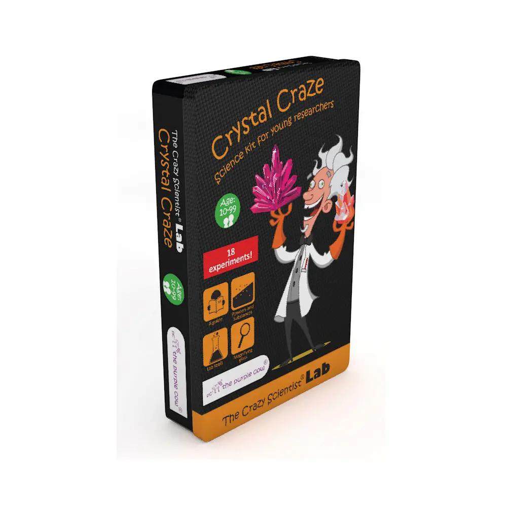 The Purple Cow The Crazy Scientist Lab Crystal Growing Kit 1