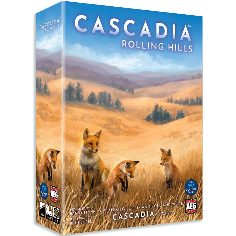 Aeg Cascadia: Rolling Hills - Dynamic Flip-Roll-Write Board Game For Families 1