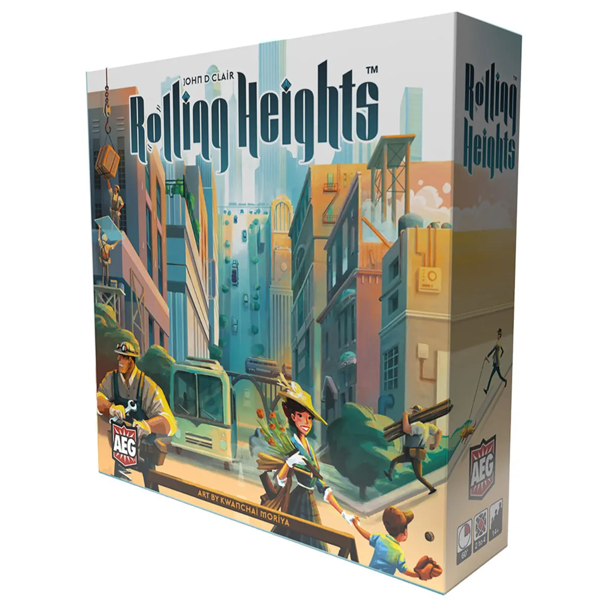 Rolling Heights City Building Strategy Board Game By Alderac Entertainment Group 1