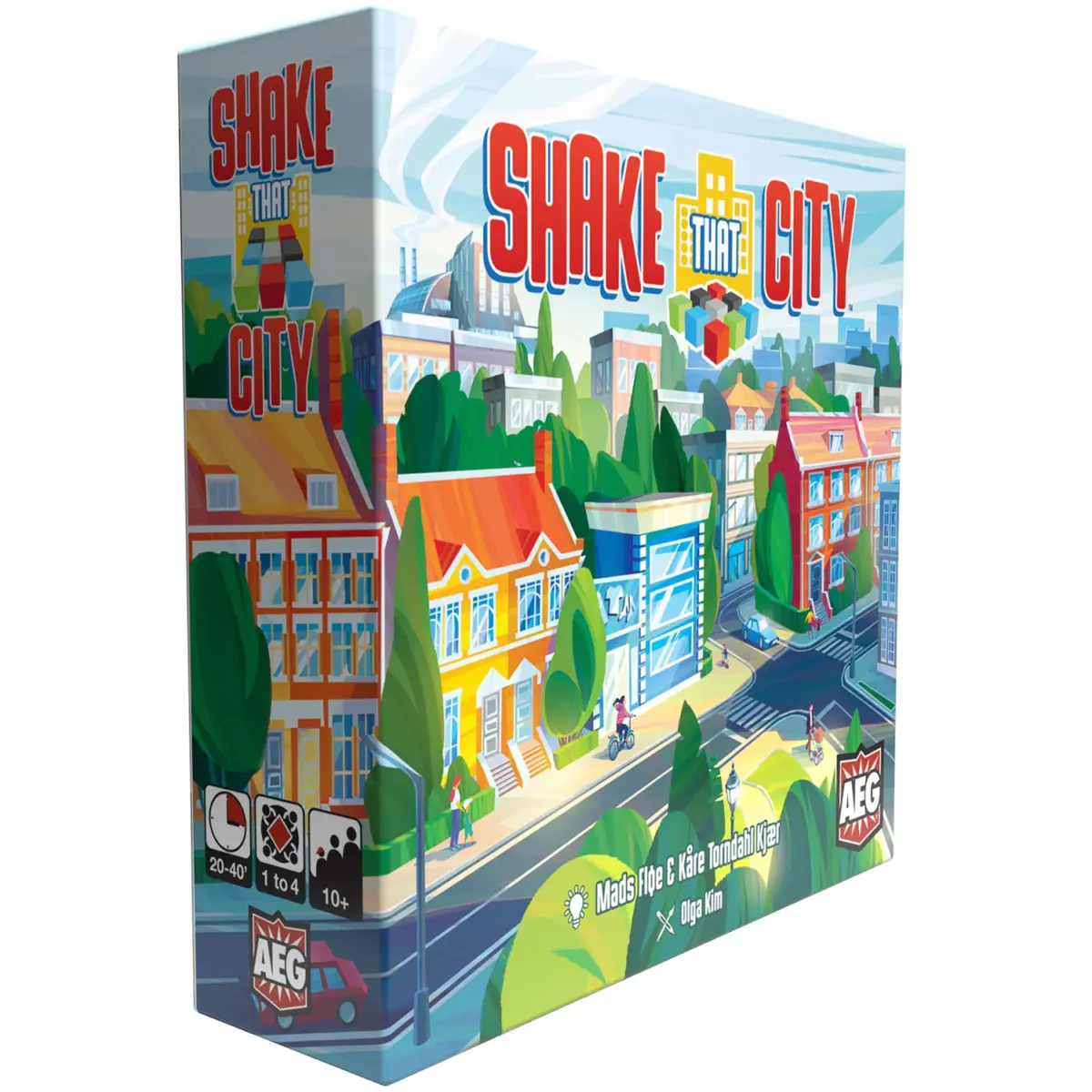 Shake That City Strategy Board Game - Urban Planning Dexterity Challenge 1