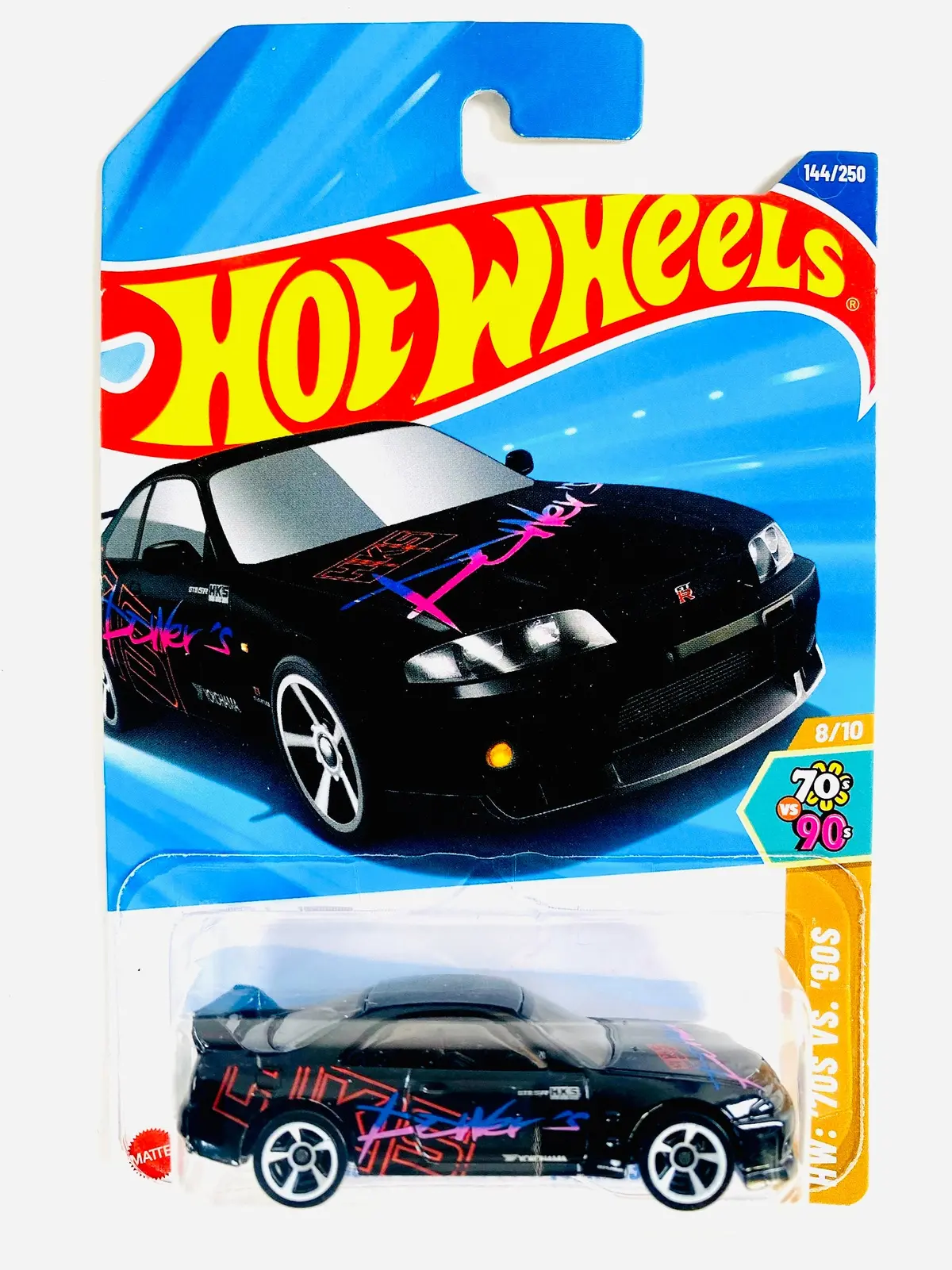 Hot Wheels 2025 70S Vs 90S Nissan Skyline Gtr (Bcnr33) - Damaged Card 1