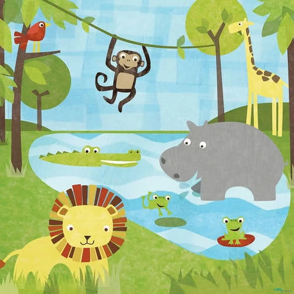 Oopsy Daisy Toos Safari Canvas Wall Art 1