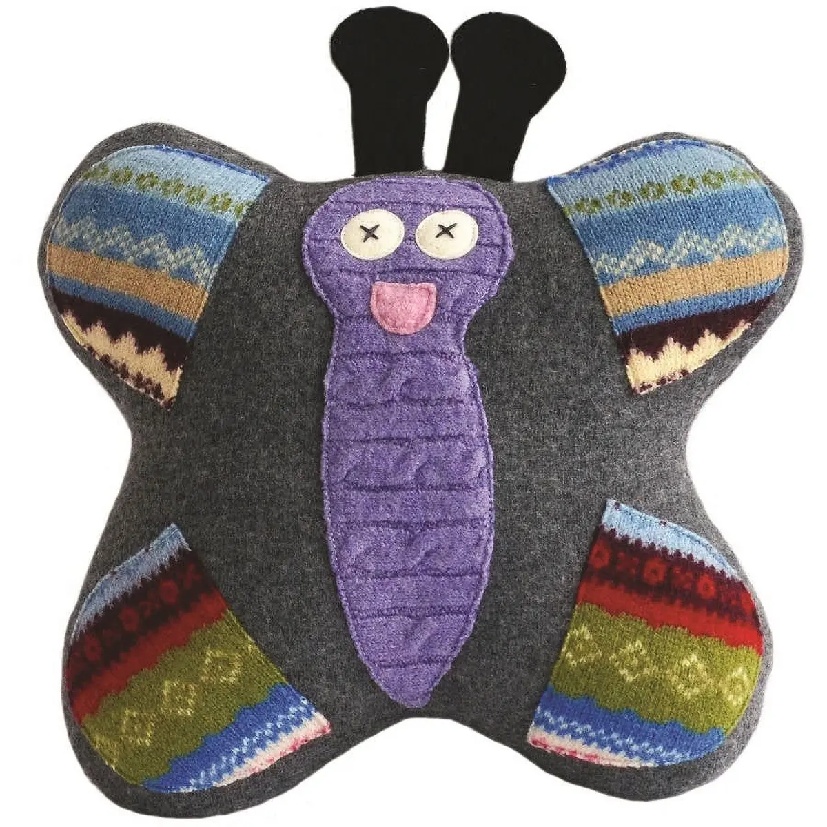 Cuddle Wings 16 Inch Butterfly Plush Pillow Pal - Vibrant Multicolor 1