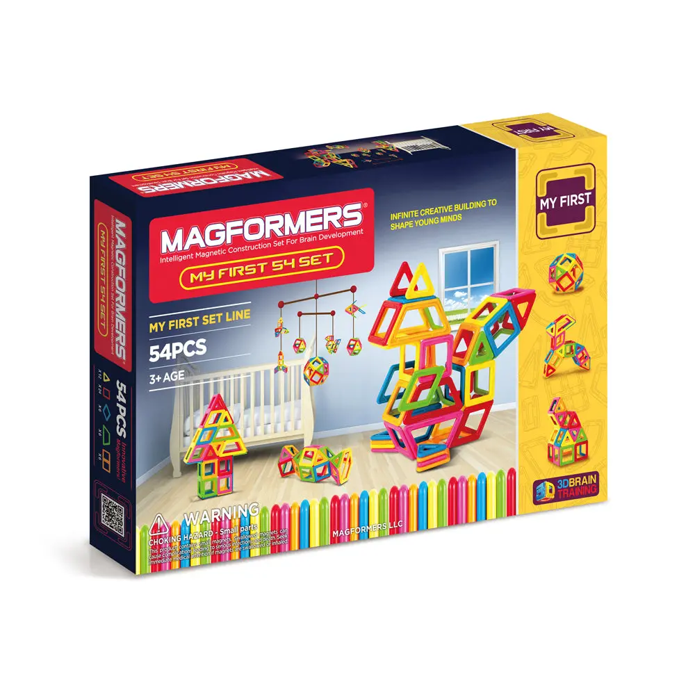 Magformers My First 54 Piece Building Set - Educational Magnetic Shapes 1
