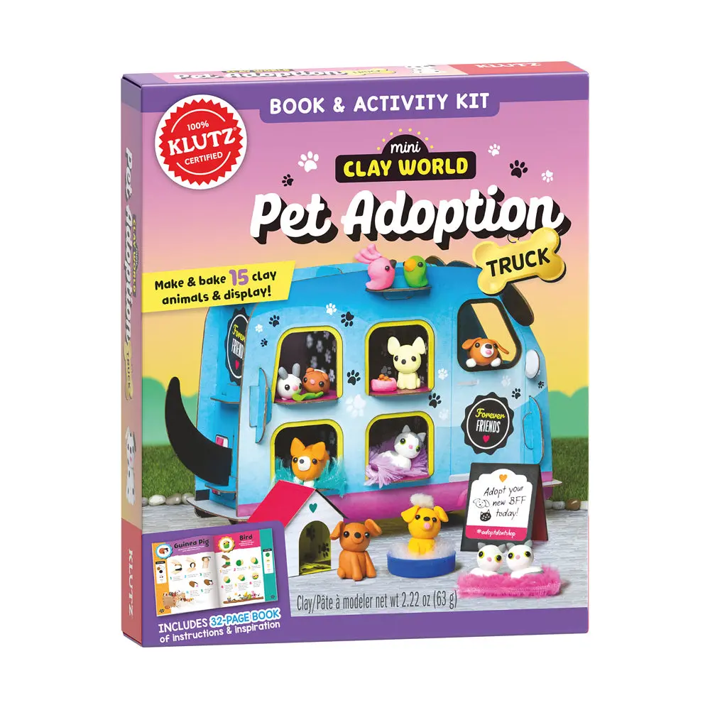 Klutz Mini Clay World Pet Adoption Truck Craft Kit 1