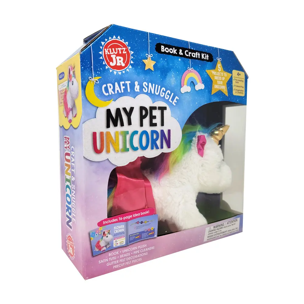 Klutz Jr. My Pet Unicorn Craft & Snuggle Kit - Plush Toy Creation 1