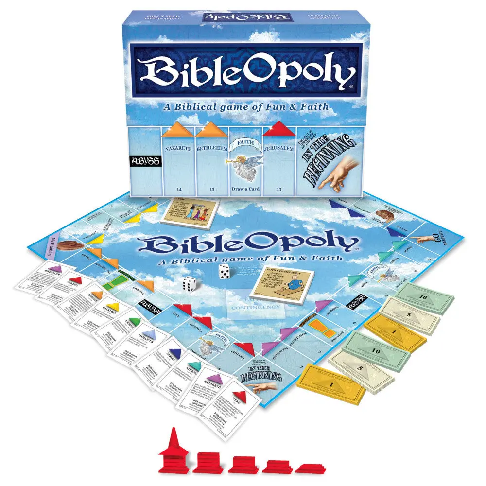 Late For The Sky Bible-Opoly Spiritual Journey Board Game 1