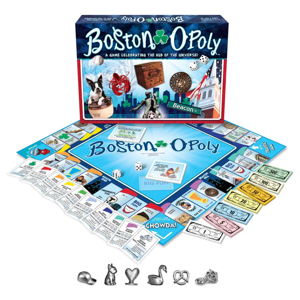 Boston-Opoly City Themed Monopoly Board Game 1