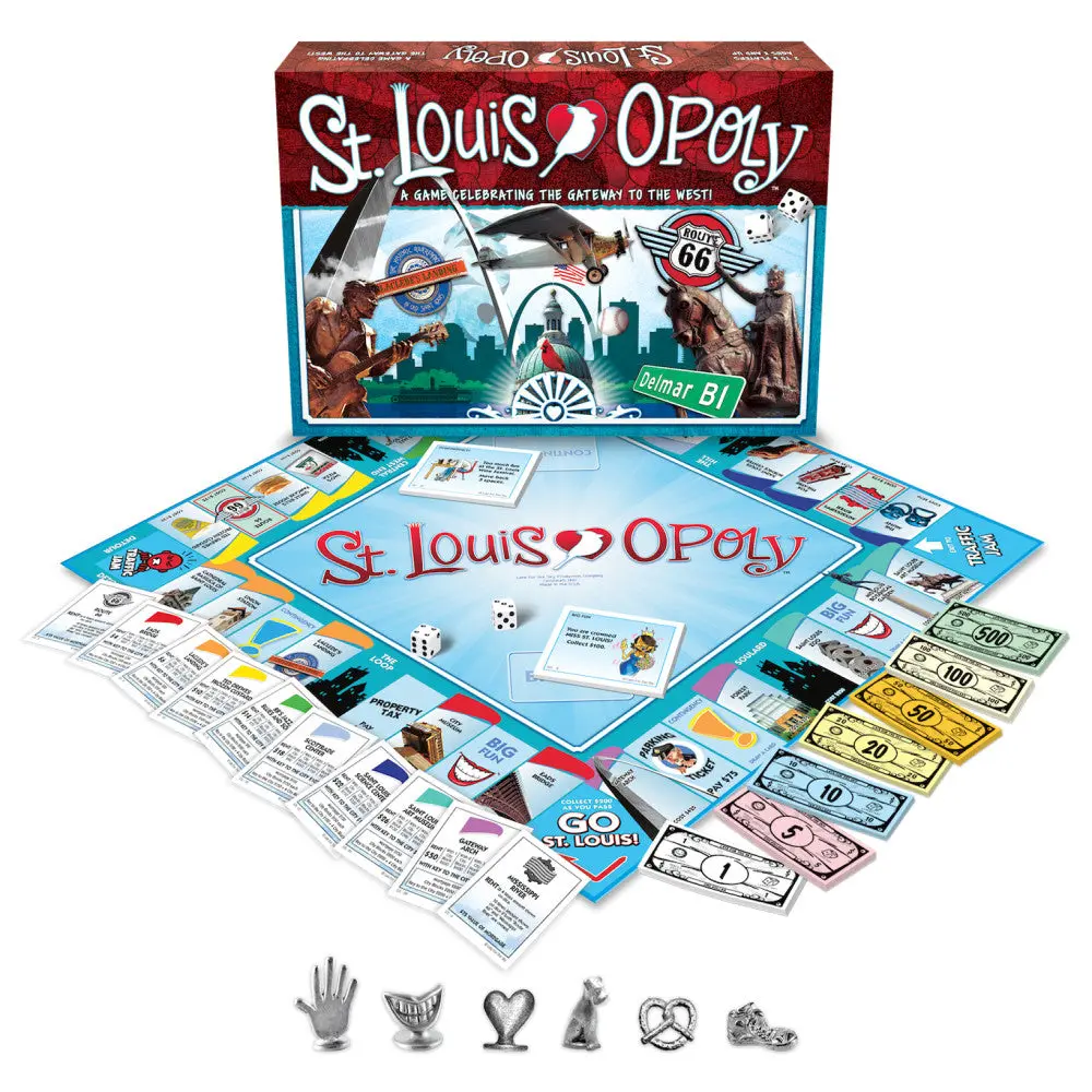 Late For The Sky St. Louis-Opoly Board Game 1