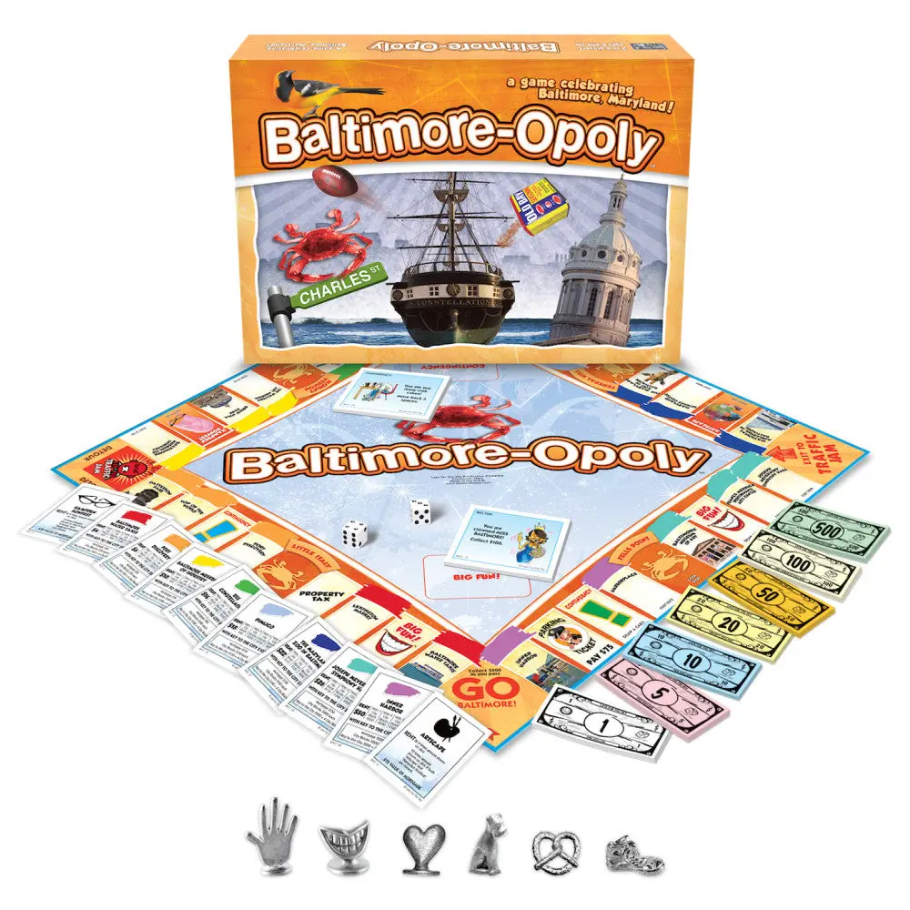 Baltimore-Opoly Monopoly Style Board Game 1