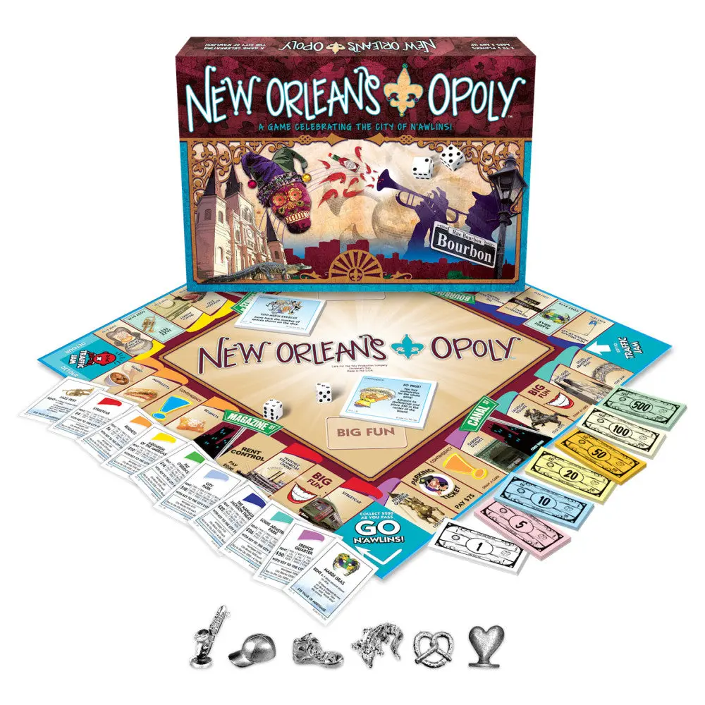 New Orleans-Opoly Monopoly Style Board Game 1