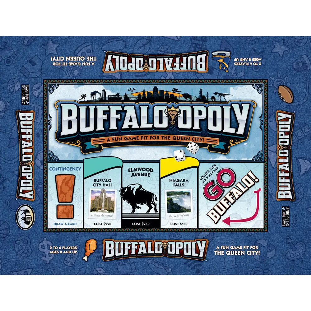 Buffalo-Opoly City Edition Board Game By Late For The Sky 1