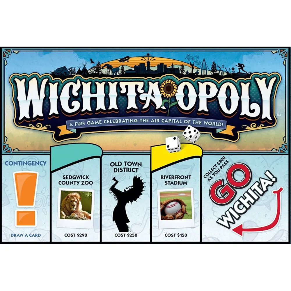 Wichita-Opoly City Themed Board Game For Families And Friends 1