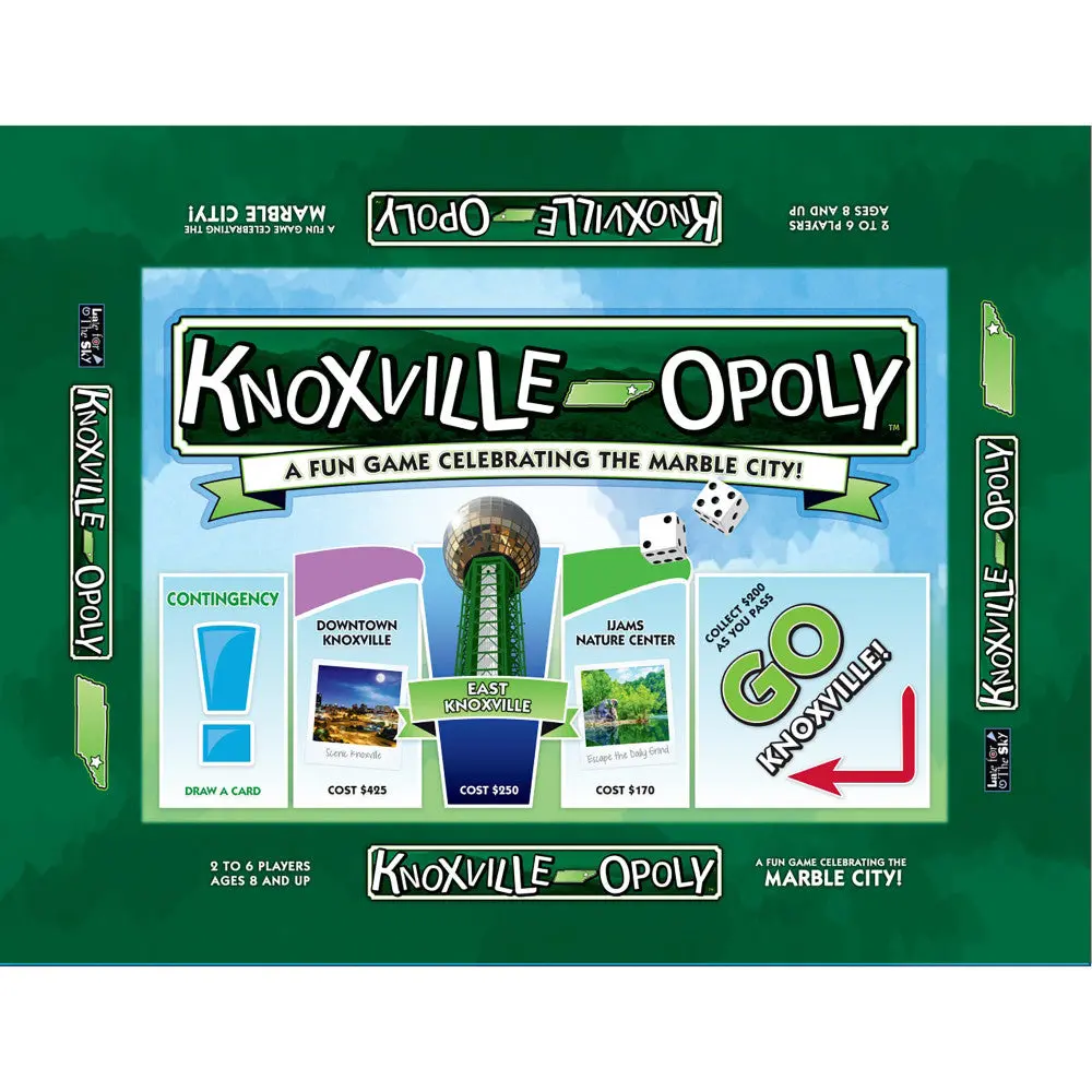 Knoxville-Opoly City Adventure Board Game For Ages 8+ 1