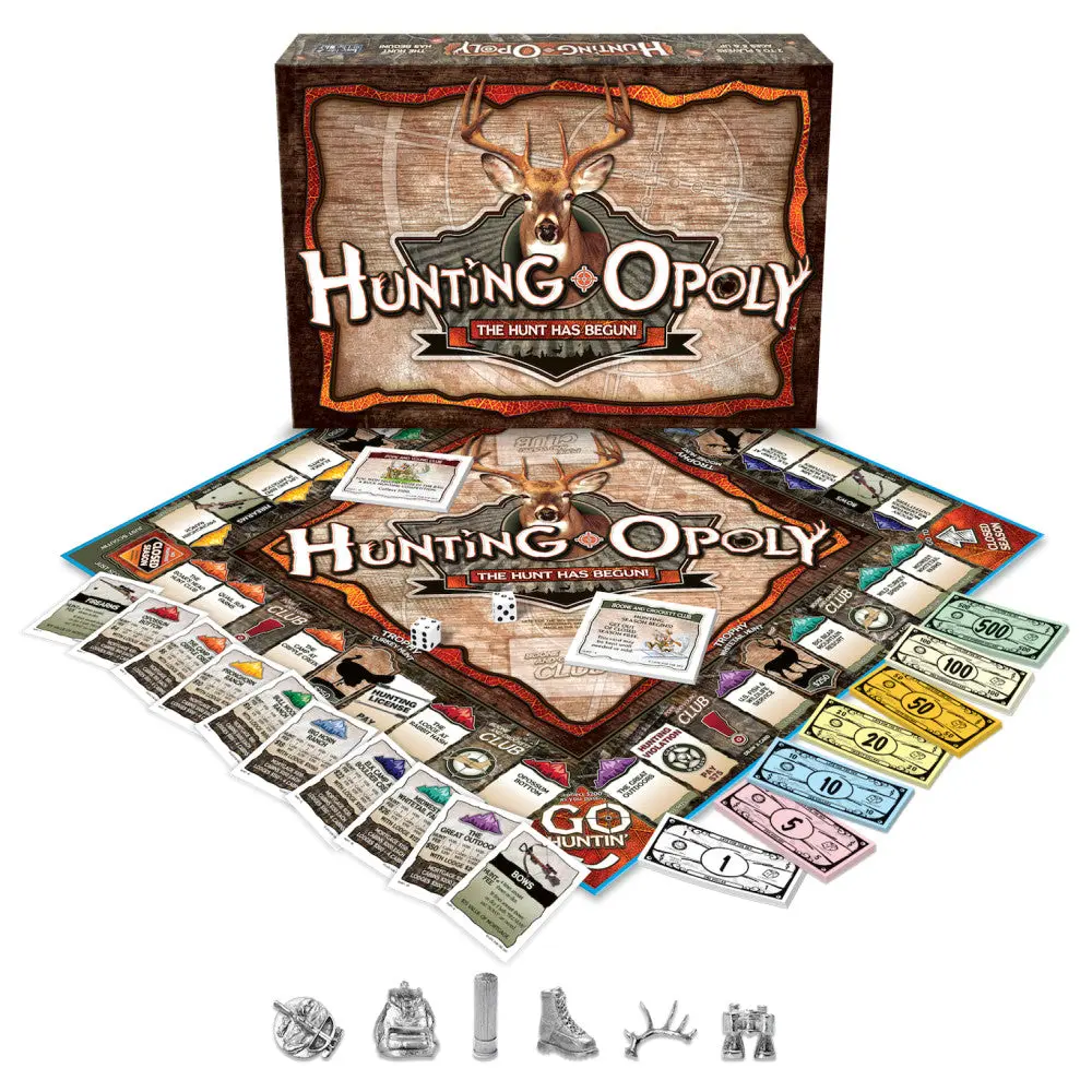Hunting-Opoly Wilderness Adventure Board Game 1