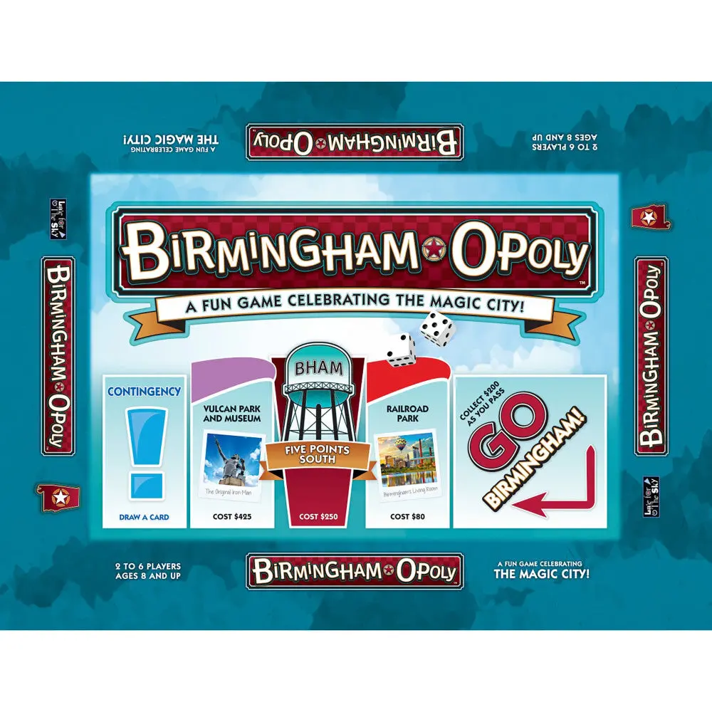 Birmingham-Opoly City Adventure Board Game By Late For The Sky 1