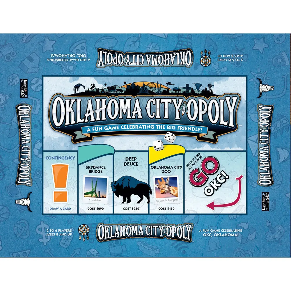 Oklahoma City-Opoly Themed Board Game By Late For The Sky 1