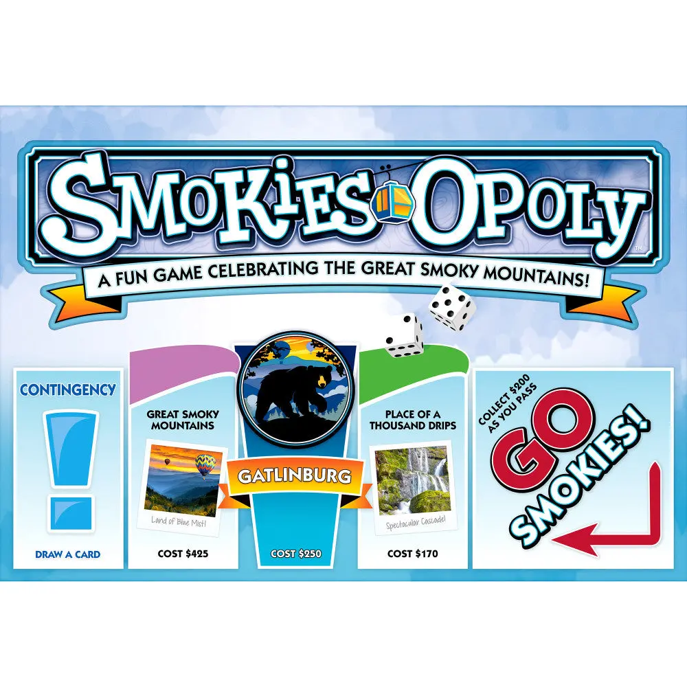 Smokies-Opoly Great Smoky Mountains Edition Board Game 1