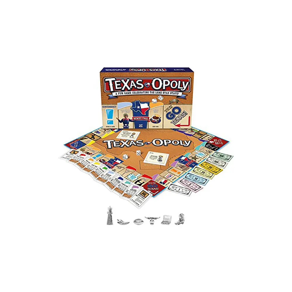 Late For The Sky Texas-Opoly Custom Board Game 1