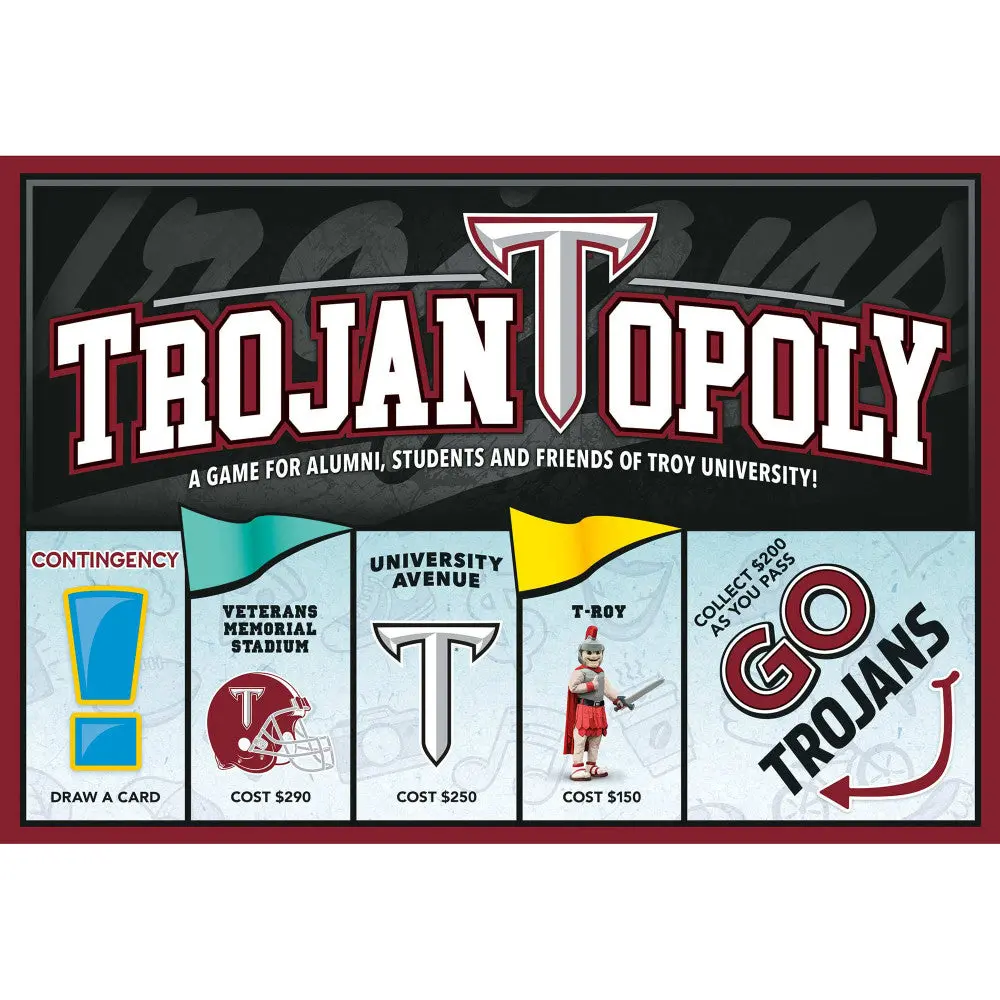 Troy University Trojan-Opoly Board Game For Ages 8+ 1