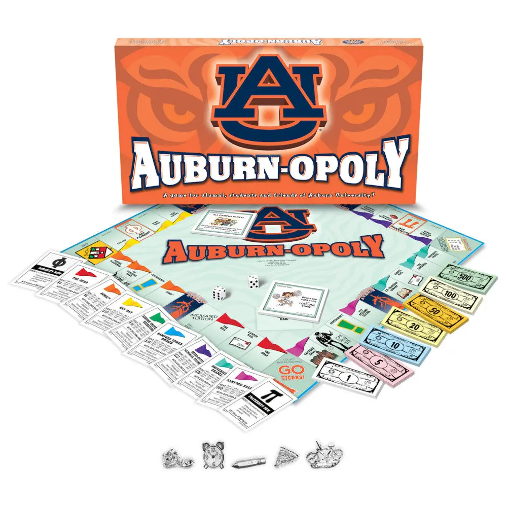 Auburnopoly Auburn University Themed Monopoly Board Game 1