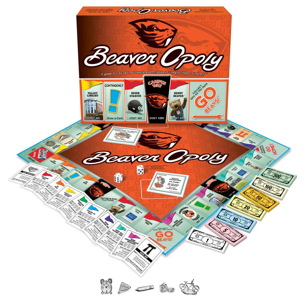 Beaveropoly Oregon State University Edition Board Game 1