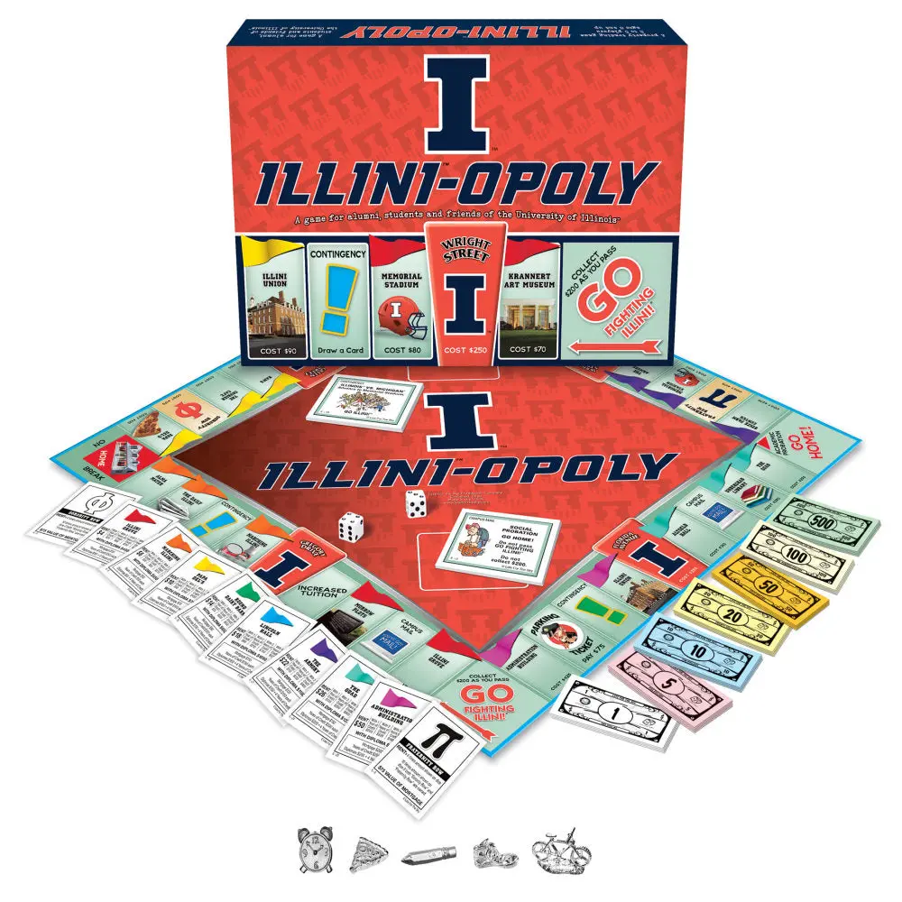 Illiniopoly University Of Illinois Edition Board Game 1