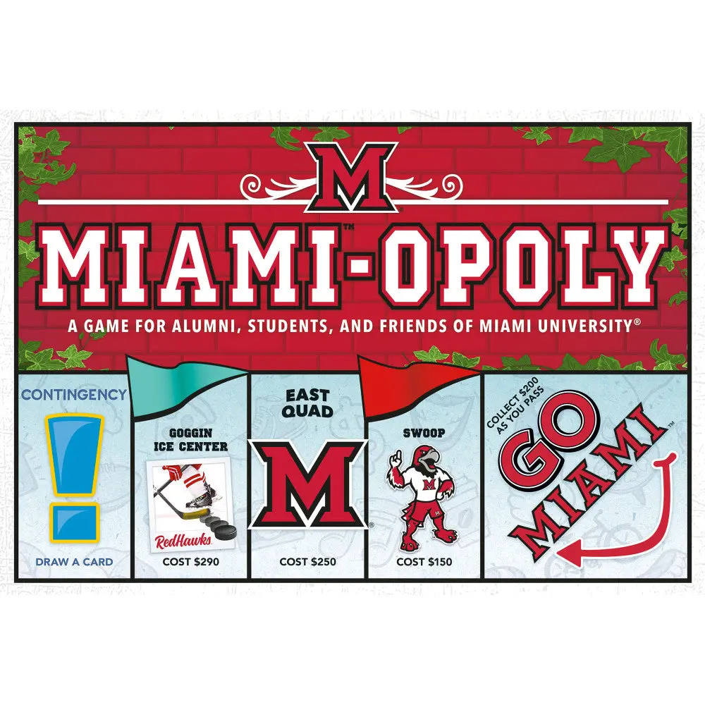 Miami-Opoly University Edition Board Game For Ages 8+ 1