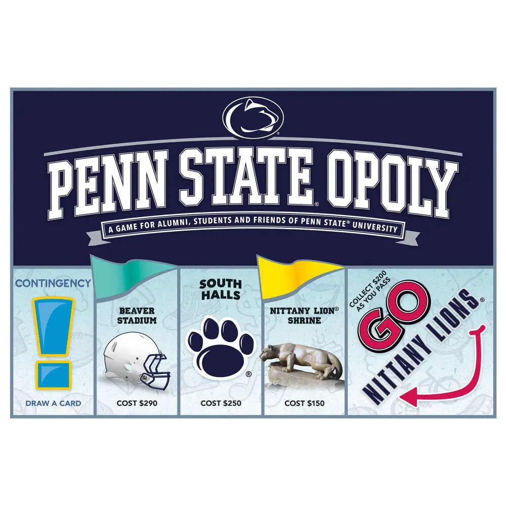 Penn State-Opoly University Themed Board Game By Late For The Sky 1