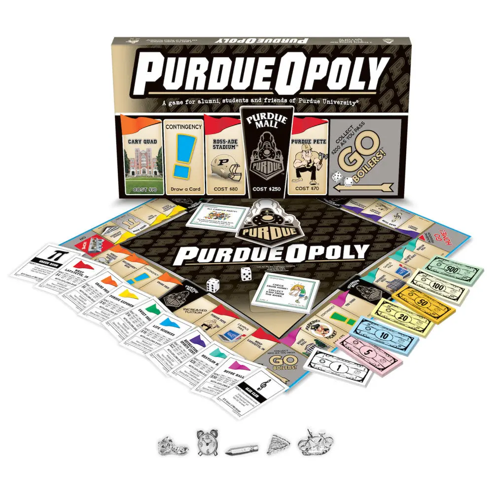 Purdue University Purdue-Opoly Monopoly Style Board Game 1