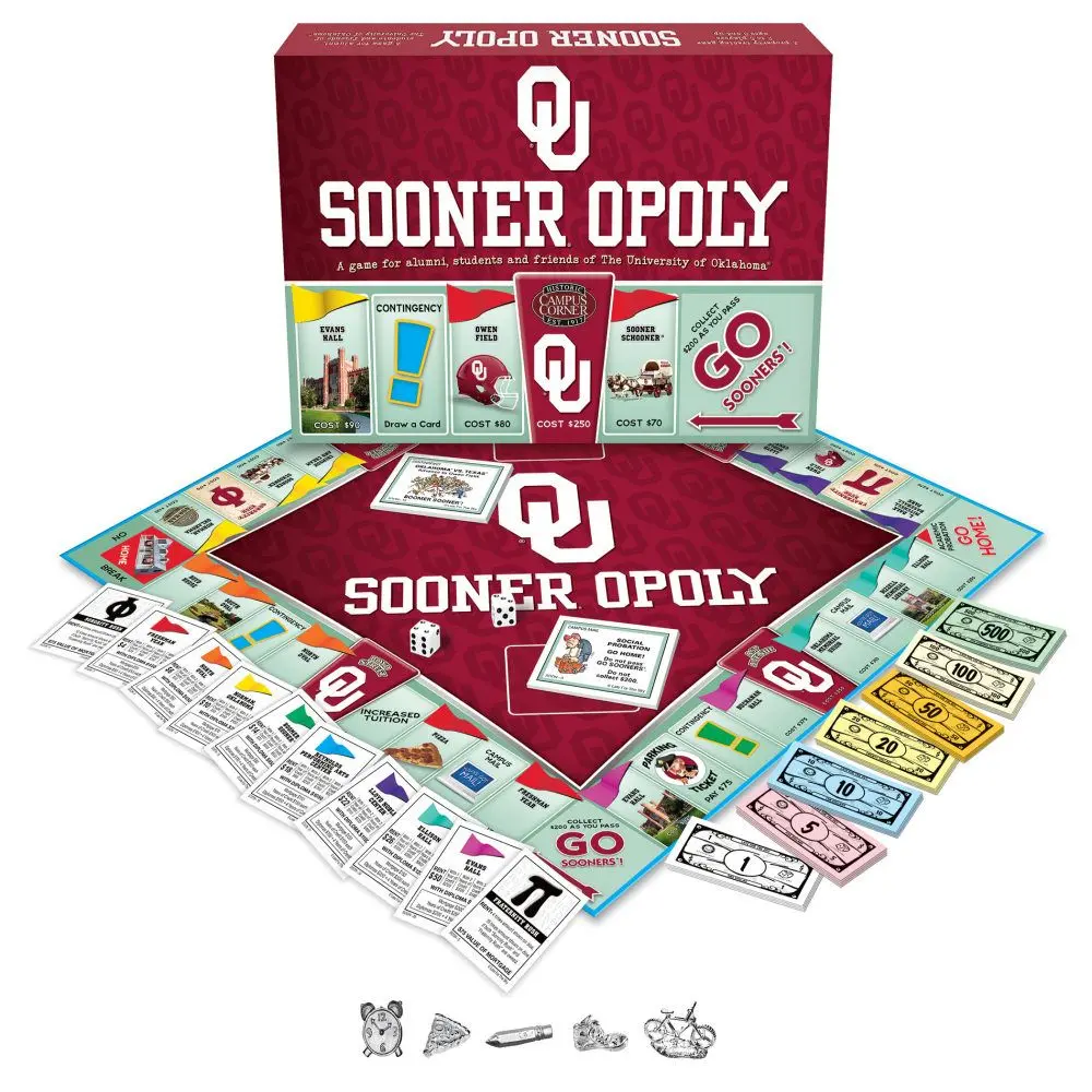 Oklahoma University Sooneropoly Board Game 1