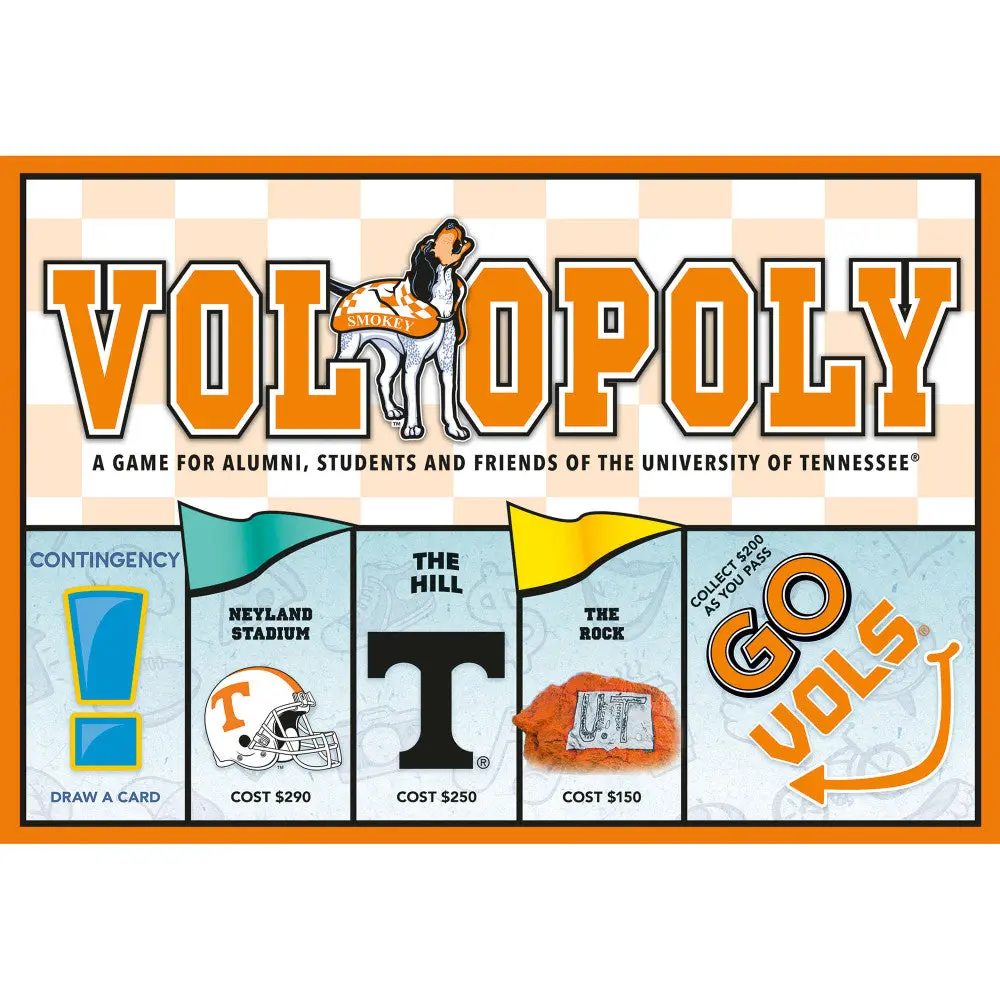 University Of Tennessee Vol-Opoly Board Game 1