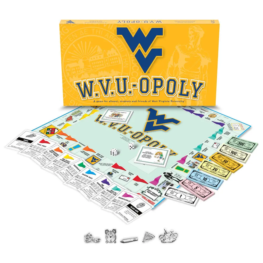 West Virginia University Wvu-Opoly Board Game 1