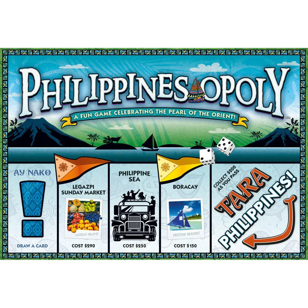 Philippines-Opoly: Country Adventure Board Game By Late For The Sky 1