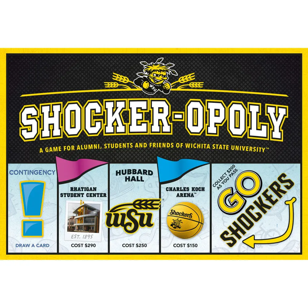 Wichita State Shocker-Opoly Board Game For Ages 8+ 1