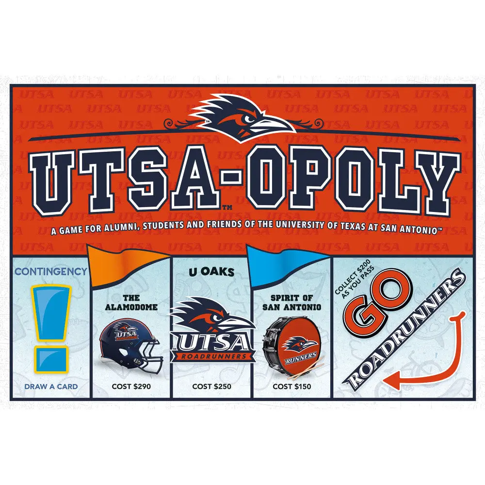 Utsa-Opoly University Themed Board Game For Ages 8+ 1