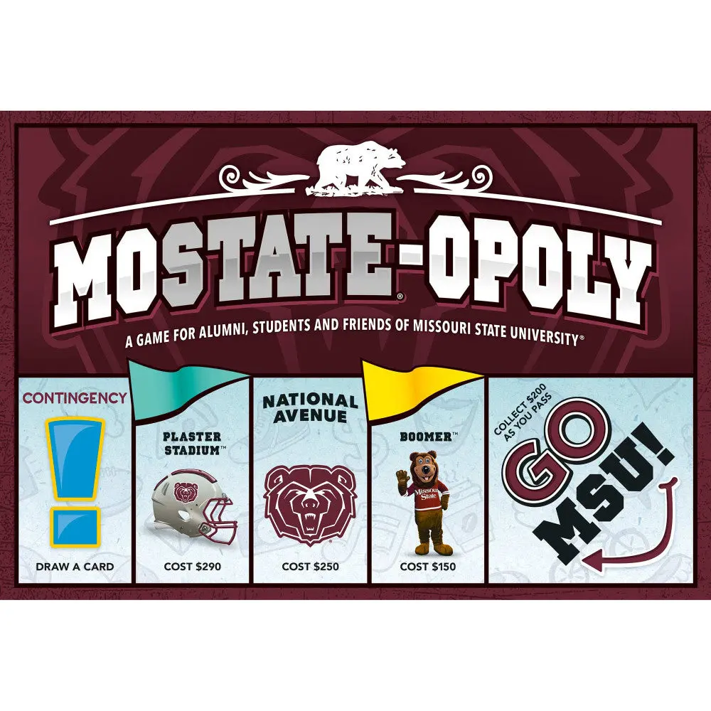 Missouri State University Mo State-Opoly Board Game 1