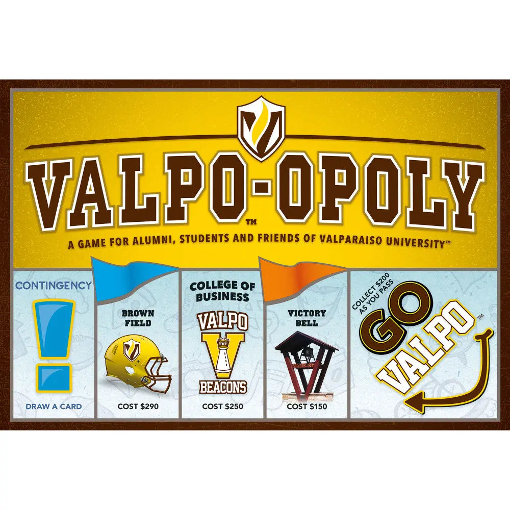 Valpo-Opoly University Edition Board Game 1