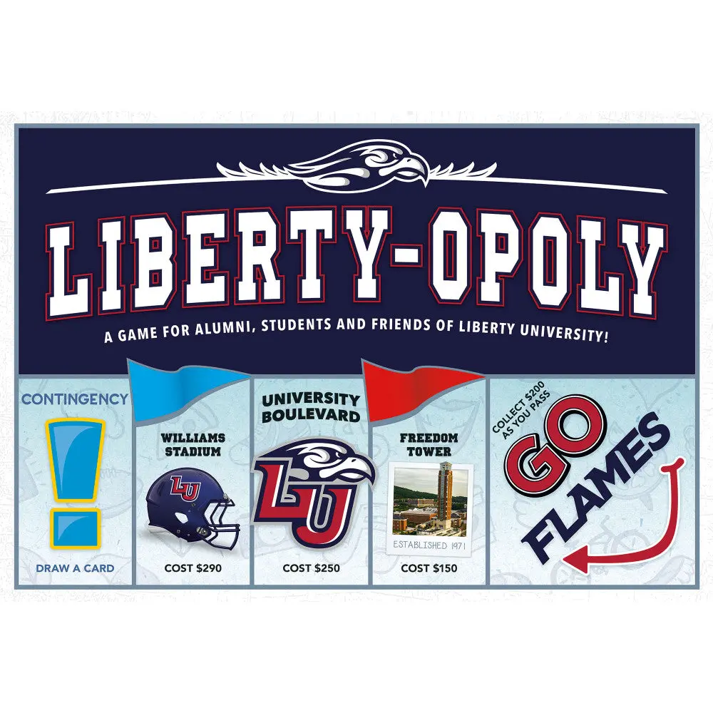 Liberty University Liberty-Opoly Board Game 1