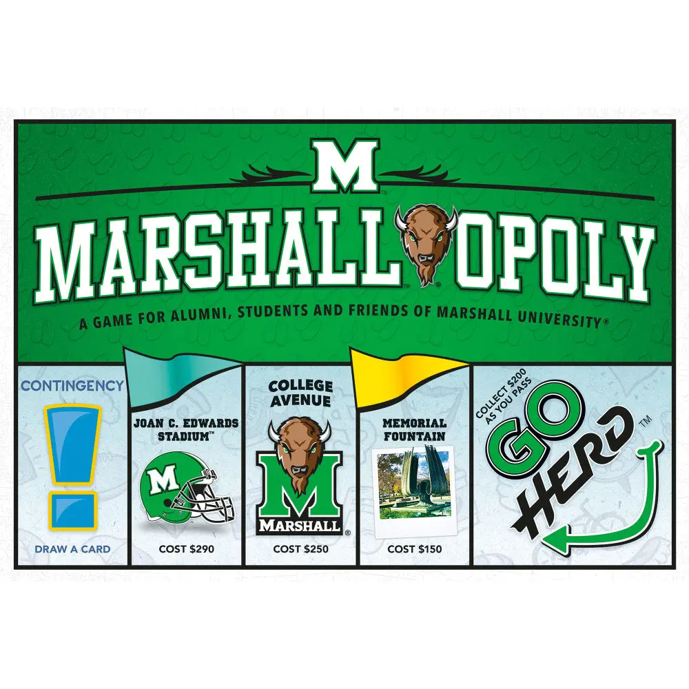 Marshall-Opoly University Themed Board Game For Ages 8+ 1