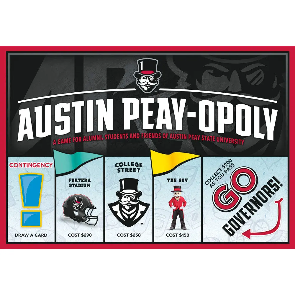 Austin Peay State University Monopoly-Style Board Game, Ages 8+ 1