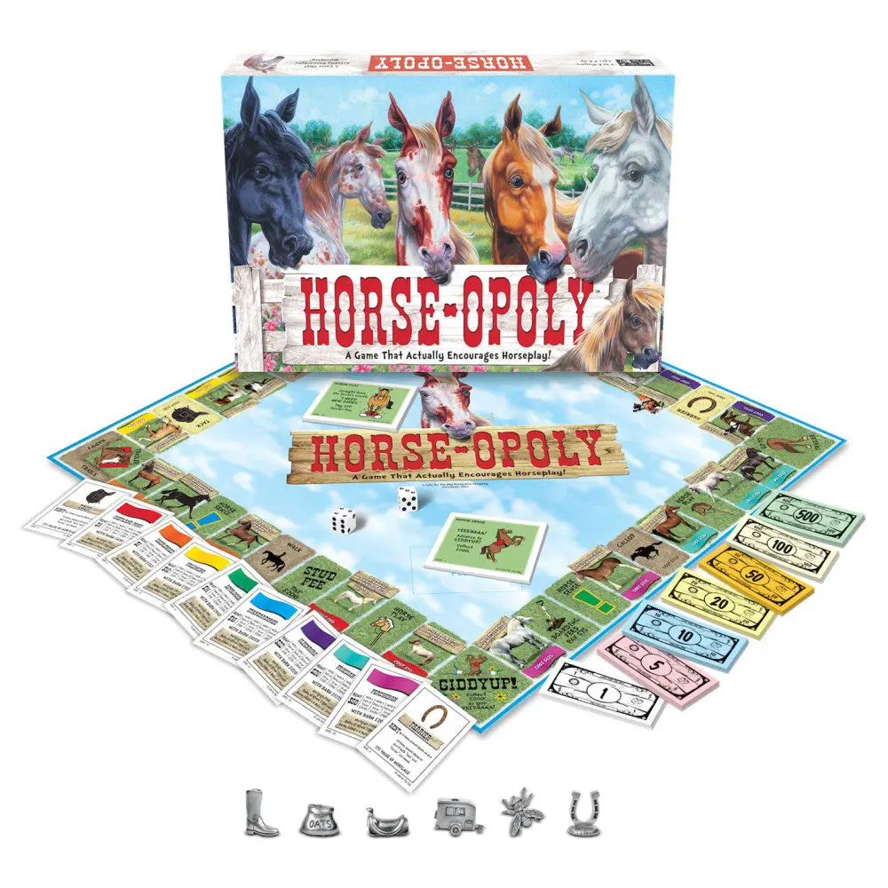 Late For The Sky Horse-Opoly Board Game 1