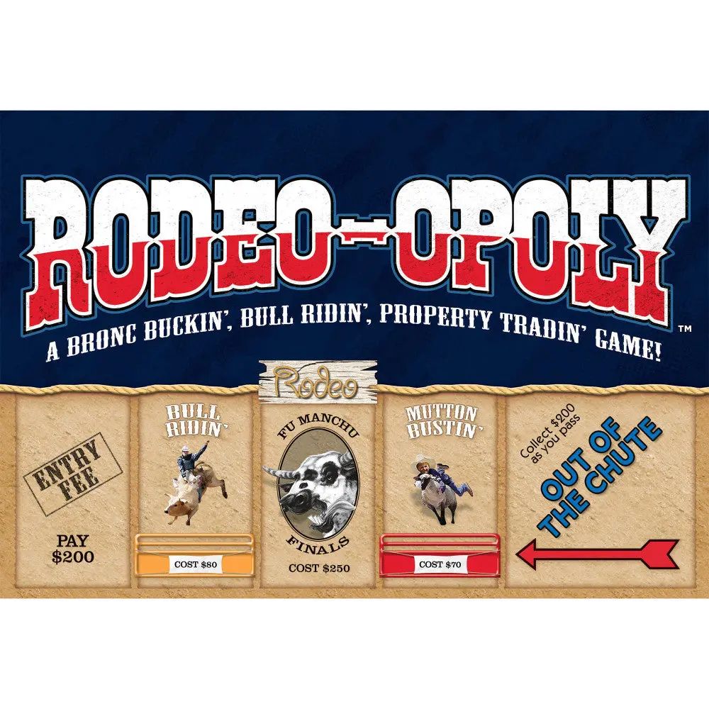 Rodeo-Opoly Themed Family Board Game By Late For The Sky 1