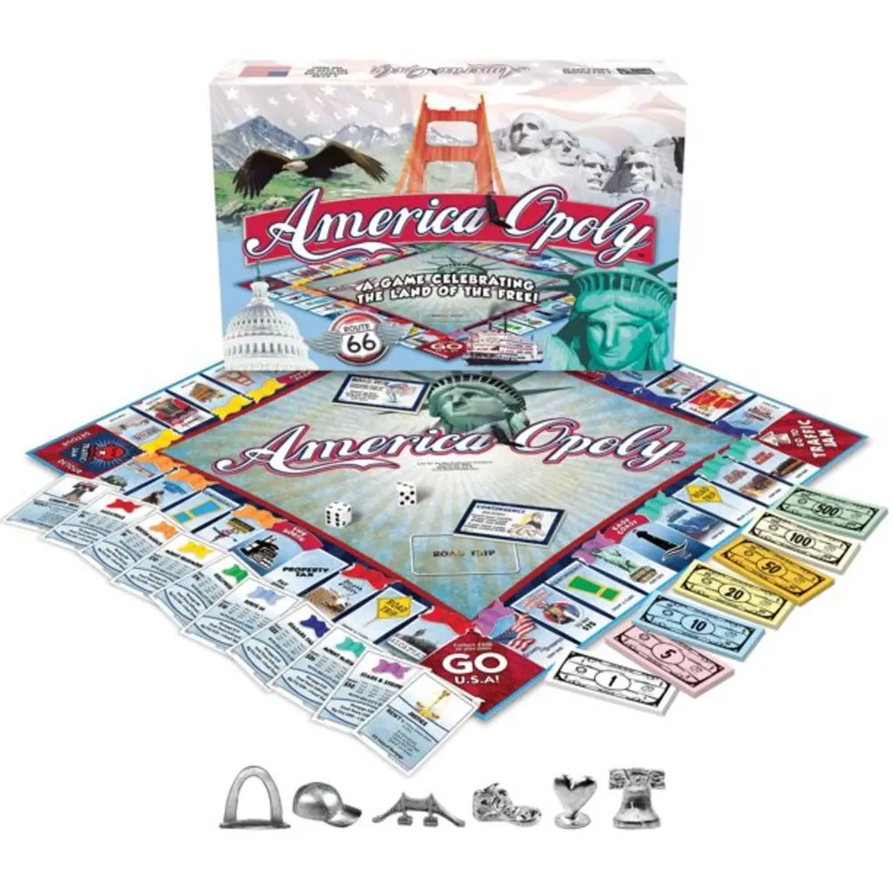 America-Opoly Patriotic Board Game 1